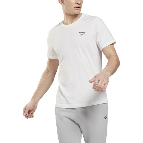 Мужская футболка Reebok Ri Left Chest Logo белая HG4443