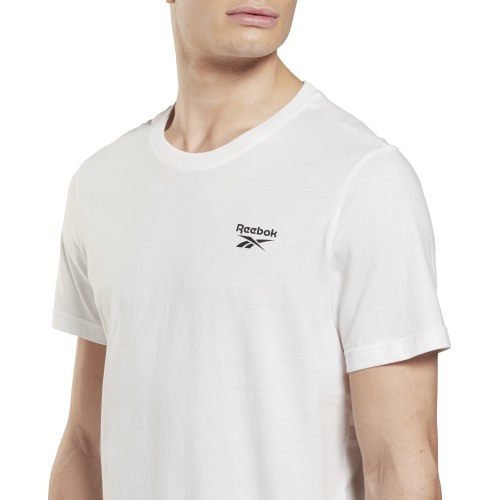 Reebok Marškinėliai Vyrams Ri Left Chest Logo White HG4443