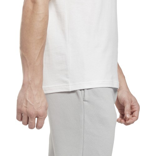 Reebok Marškinėliai Vyrams Ri Left Chest Logo White HG4443