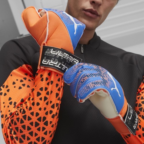 Puma Ultra Grip Goalkeeper Gloves Orange Blue 041817 05