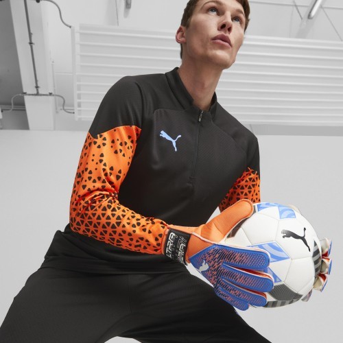 Puma Ultra Grip Goalkeeper Gloves Orange Blue 041817 05