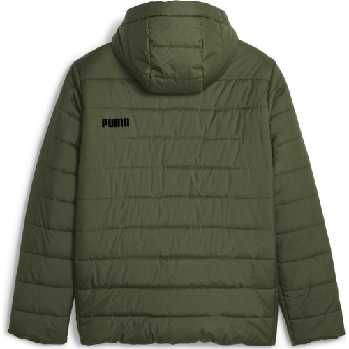 Мужская куртка Puma Ess Hooded Padded Jacket зелёная 848938 31