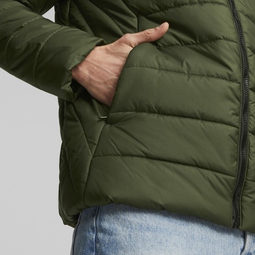 Puma Ess Hooded Padded Jacket Men's Green 848938 31