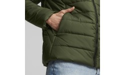 Мужская куртка Puma Ess Hooded Padded Jacket зелёная 848938 31