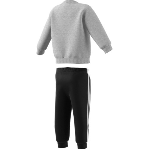 Adidas I Bos Jog Ft kids' tracksuit, black/grey HF8819