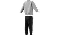 Детский спортивный костюм Adidas I Bos Jog Ft, чёрно-серый HF8819