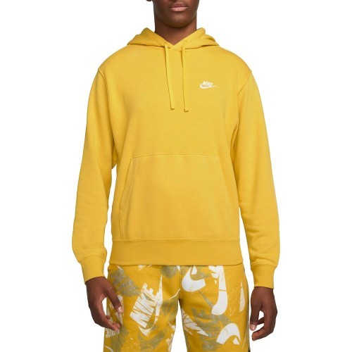 Мужская толстовка Nike Sportswear Club с капюшоном, жёлтая CZ7857 709