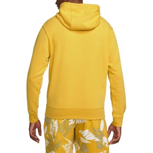Мужская толстовка Nike Sportswear Club с капюшоном, жёлтая CZ7857 709
