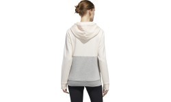 Женский свитшот Adidas W E Cb Fl Oh Hd Grey Pink GL6304