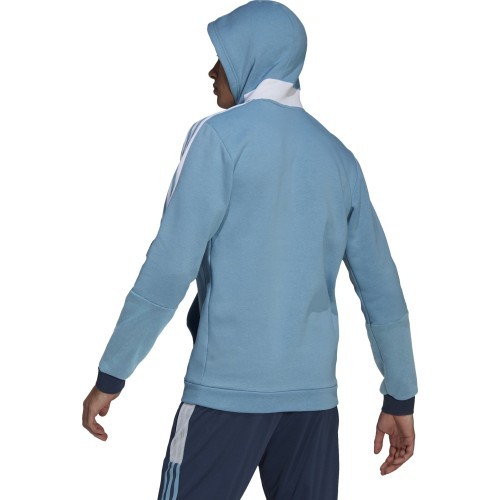 Мужская толстовка Adidas Tiro Sw Hood Cu, синяя GQ1067