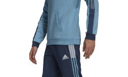 Adidas Tiro Sw Hood Cu Men's Hoodie Blue GQ1067