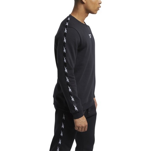 Мужской свитшот Reebok Te Tape Crew, чёрный
