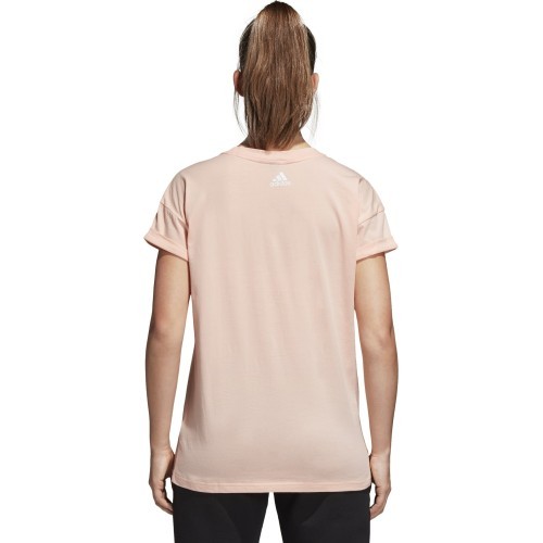 Adidas Palaidinė Ess Lin Lo Tee Coral CZ5776