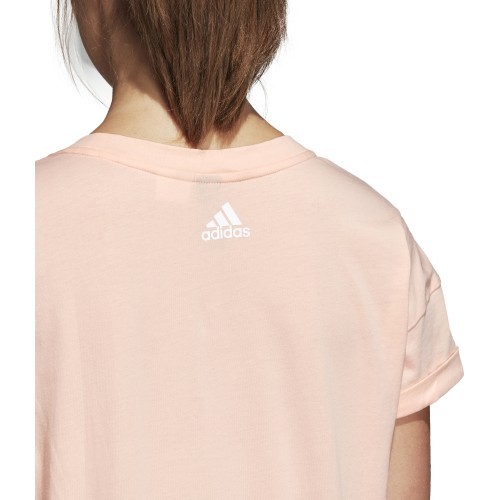 Adidas Palaidinė Ess Lin Lo Tee Coral CZ5776