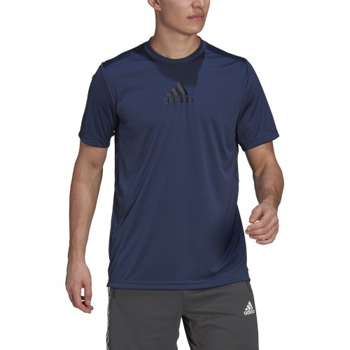 Adidas Marškinėliai Vyrams M 3s Back Tee Blue GM2129
