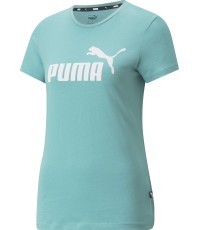 Puma Ess Logo Tee Women's Shirt Green 586775 61