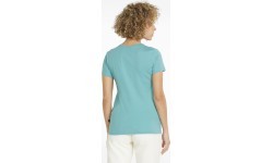 Женская футболка Puma Ess Logo Tee зелёная 586775 61