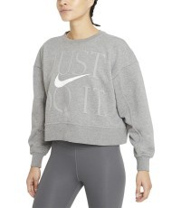 Nike Women's Sweatshirt W Nk Df Gx Get Fit Fc Cw Grey DD6130 091