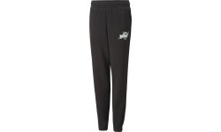 Puma Ess+ Street Art спортивные брюки подростковые, чёрные 673273 01
