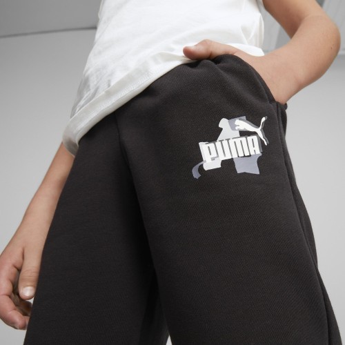 Puma Sportinės Kelnės Paaugliams Ess+Street Art Black 673273 01