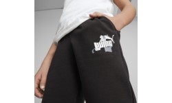 Puma Ess+ Street Art спортивные брюки подростковые, чёрные 673273 01