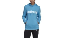 Adidas W Lin FT Hoodie Women's Sweatshirt Blue HE9359