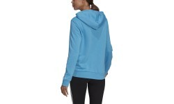 Adidas W Lin FT Hoodie Women's Sweatshirt Blue HE9359