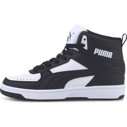 Puma Rebound Joy Black White Kids' Shoes 374687 01