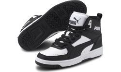 Puma Rebound Joy Black White Kids' Shoes 374687 01