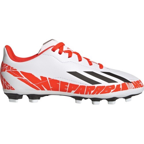 Adidas Junior Football Boots X Speedportal Messi.4 FxG White GW8398