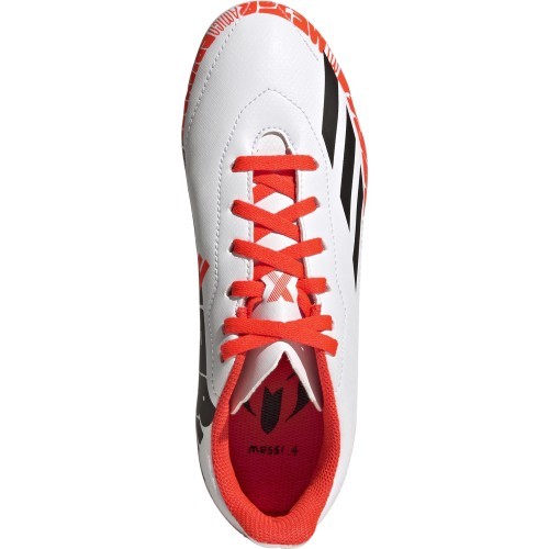 Adidas Junior Football Boots X Speedportal Messi.4 FxG White GW8398