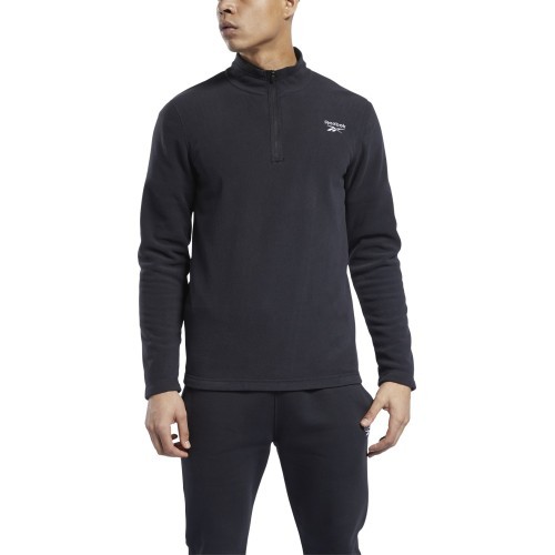 Reebok Men's Sweatshirt OW Flc Q Zip Black
