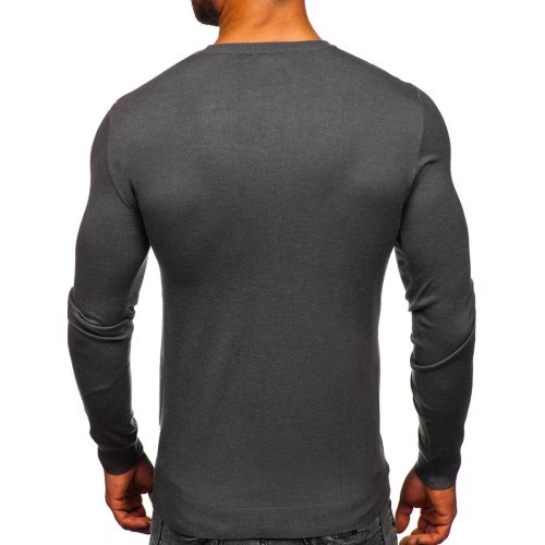 New Boy Megztinis Vyrams Grey MMB602-3