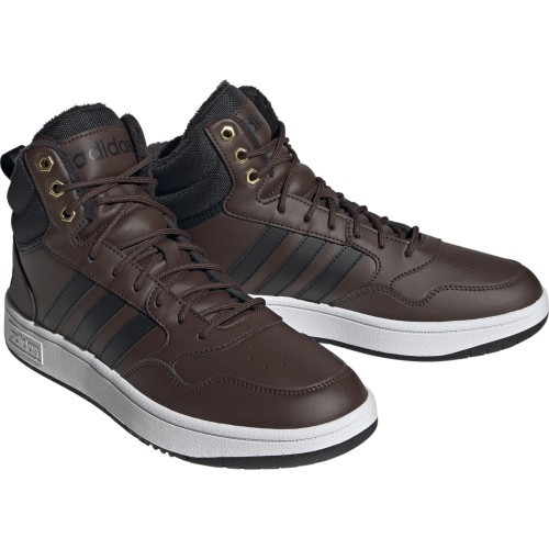 Мужские кроссовки Adidas Hoops 3.0 Mid WTR, коричневые GZ6680