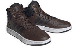 Мужские кроссовки Adidas Hoops 3.0 Mid WTR, коричневые GZ6680