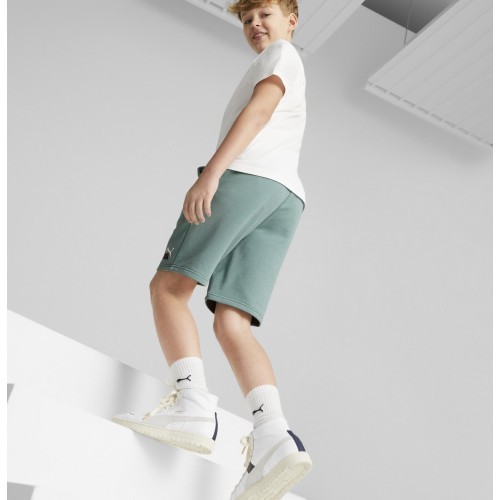 Шорты подростковые Puma Ess+ 2 Col Green 586989 84
