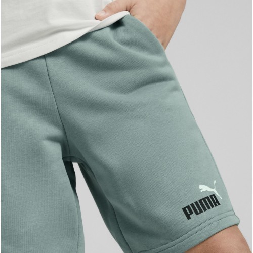 Puma Ess+ 2 Col Junior Shorts Green 586989 84
