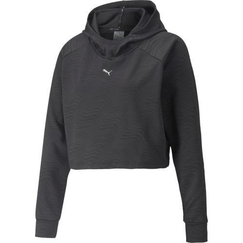 Puma Flawless Pullover Hoodie Women's Sweatshirt Black 521551 01