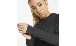 Puma Flawless Pullover Hoodie Women's Sweatshirt Black 521551 01