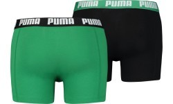 Мужское нижнее белье Puma Basic Boxer зеленое черное