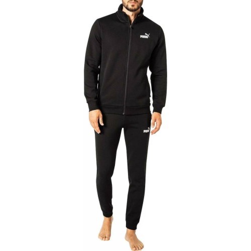 Мужской спортивный костюм Puma Clean Sweat Suit, чёрный 585841 01