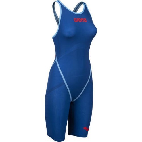 Varžybinis plaukimo kostiumas moterims Arena Wms Carbon Core FX O, mėlynas - 730