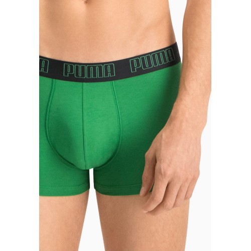 Puma Men's Basic Trunk Black Green 935015 04