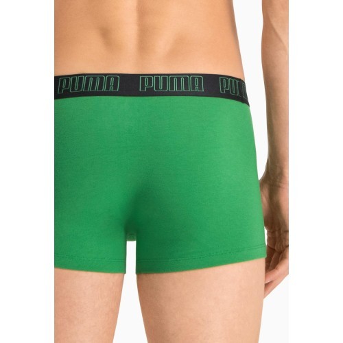 Мужские трусы Puma Basic Trunk Black Green 935015 04
