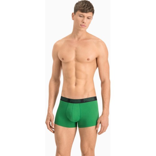 Puma Men's Basic Trunk Black Green 935015 04