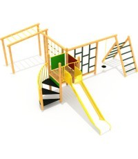 Wooden Kids Playground Model 0-B