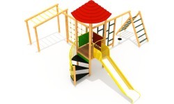Wooden Kids Playground Model 0-A