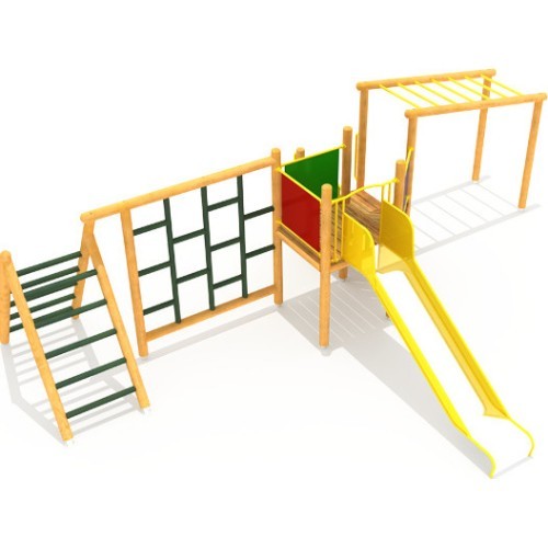 Wooden Kids Playground Model 1-B