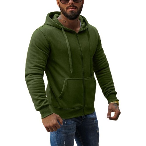 Мужской флисовый джемпер J.Style, хаки, 68B2008-29