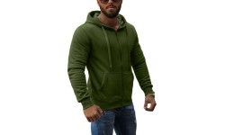 J.Style Džemperis Vyrams Fleece Khaki 68B2008-29